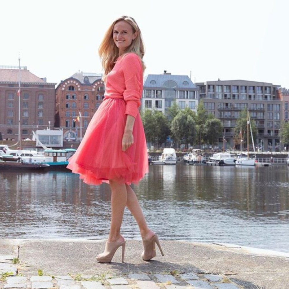 NWT Over the Knee Coral tutu